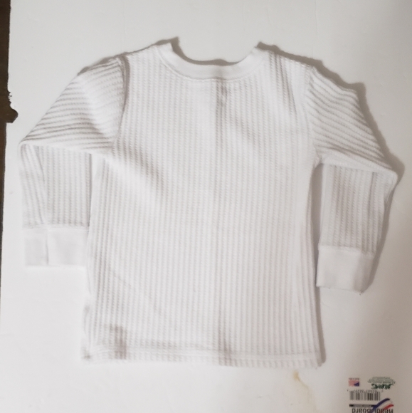 Garanimals White Waffle pattern Thermal Size 3T - Picture 3 of 4